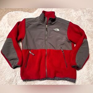 The North Face Red and Gray Kids Jacket, boys size L